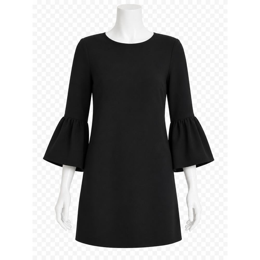 Zara Woman Black Shift Dress w/ Statement Sleeves - Size S